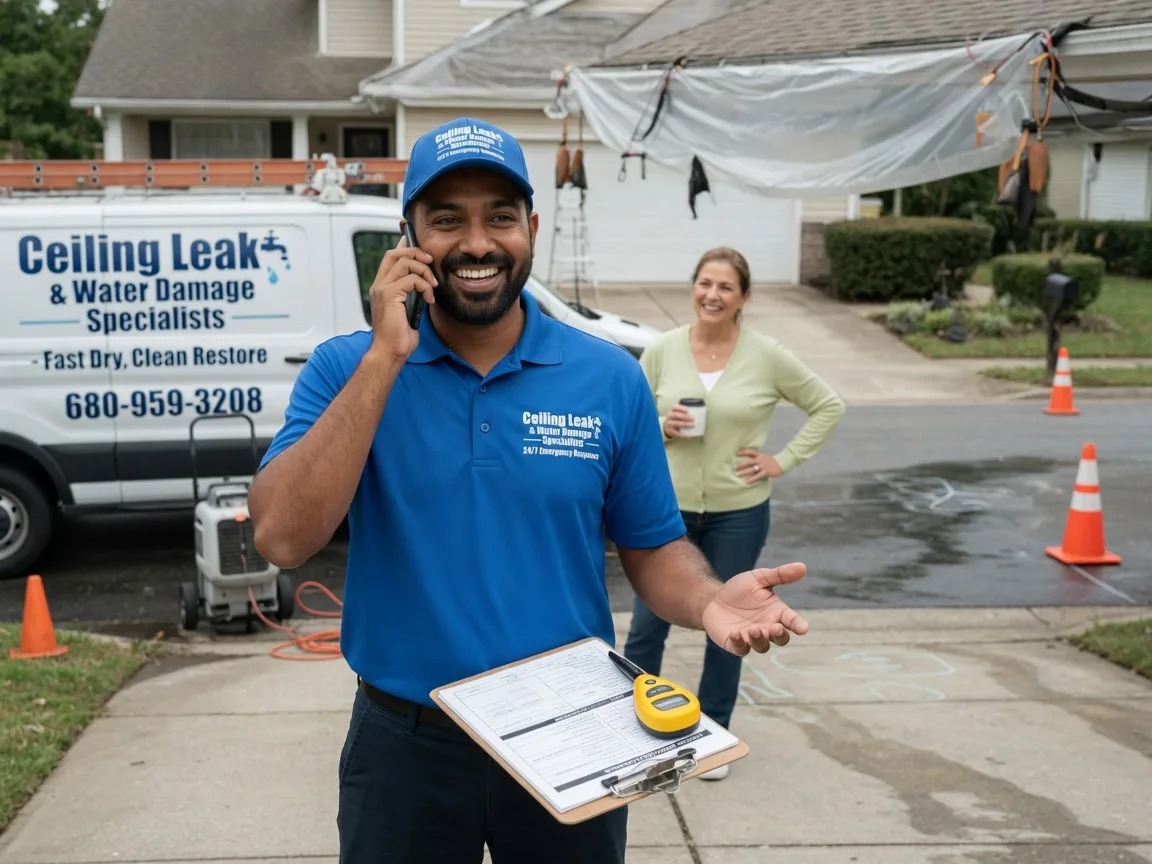 Ceiling Leak Cleanup Troy, NC FAQs